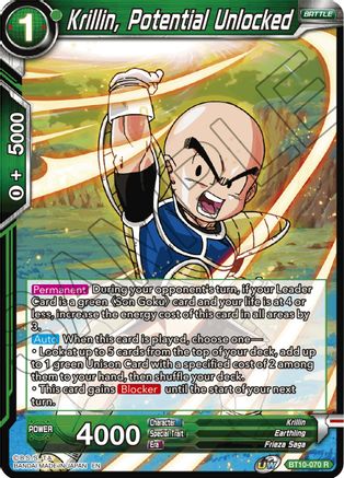 Image of Krillin, Potential Unlocked (BT10-070) - Rise of the Unison Warrior