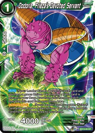 Image of Dodoria, Frieza's Devoted Servant (SD13-05) - Rise of the Unison Warrior
