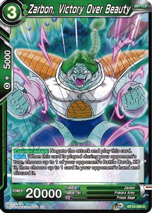 Image of Zarbon, Victory Over Beauty (BT10-084) - Rise of the Unison Warrior Foil