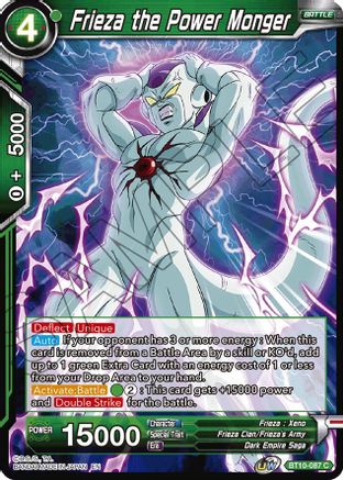 Image of Frieza the Power Monger (BT10-087) - Rise of the Unison Warrior
