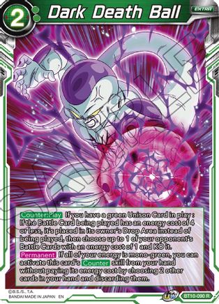 Image of Dark Death Ball (BT10-090) - Rise of the Unison Warrior Foil