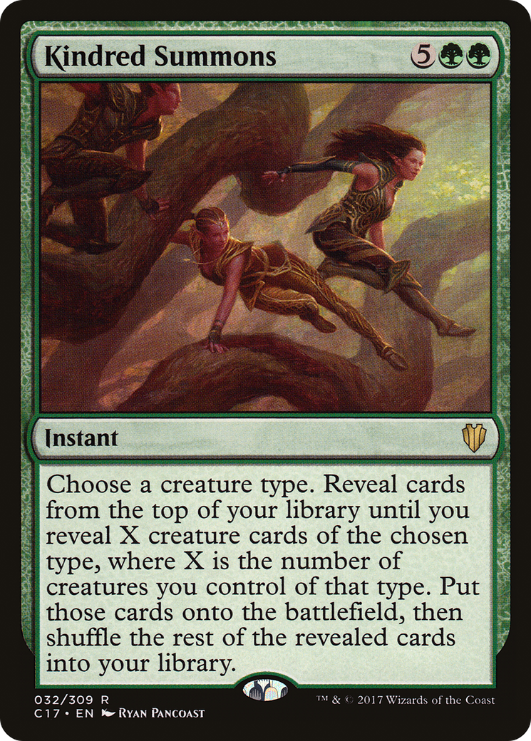 Image of Kindred Summons (C17-032) - Commander 2017