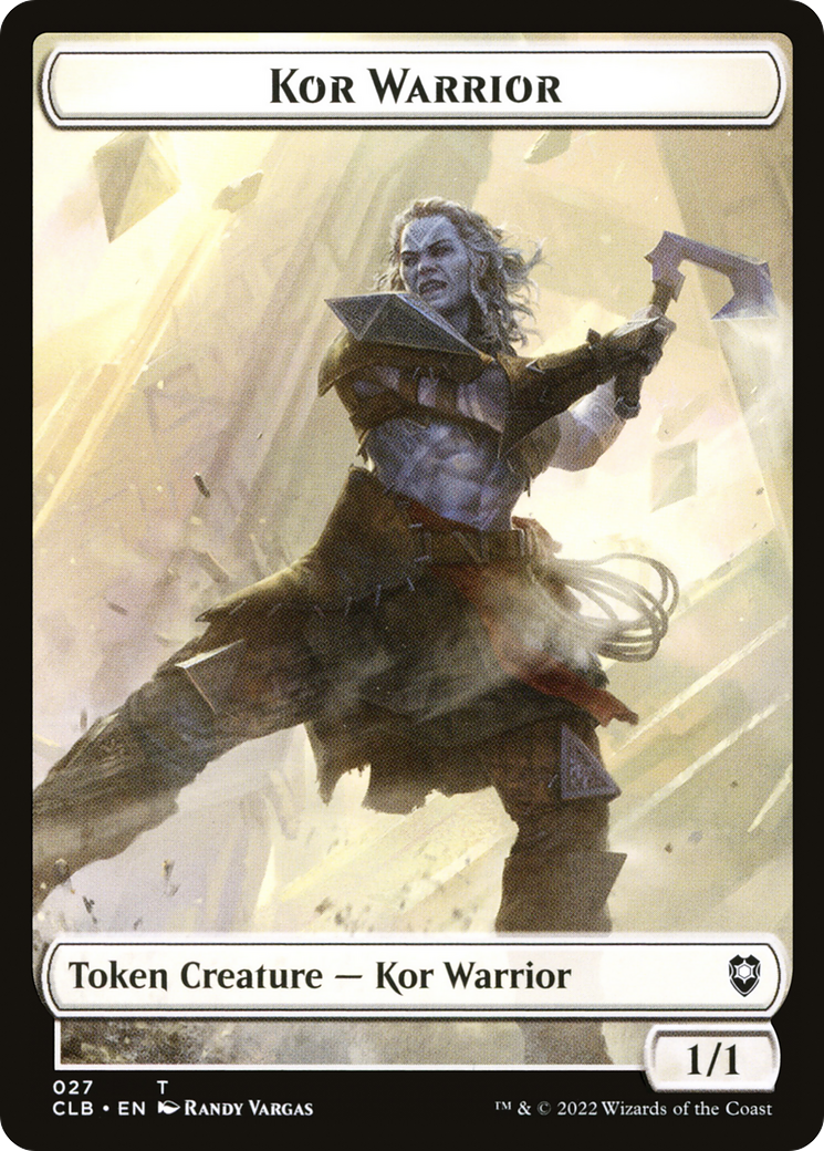 Image of Kor Warrior (TCLB-027) - Battle for Baldur's Gate Tokens