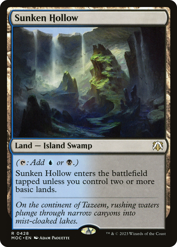 Image of Sunken Hollow (MOC-428) - March of the Machine Commander
