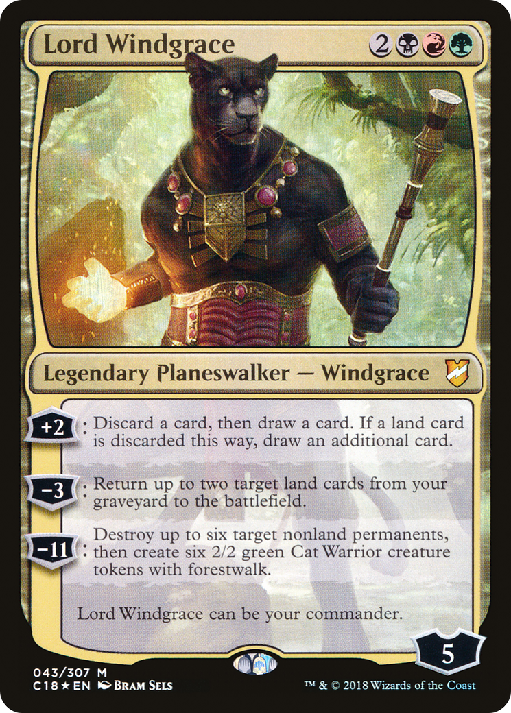 Image of Lord Windgrace (C18-043) - Commander 2018 Foil