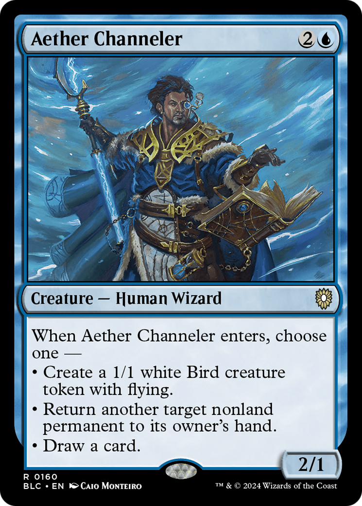 Image of Aether Channeler (BLC-160) - Bloomburrow Commander
