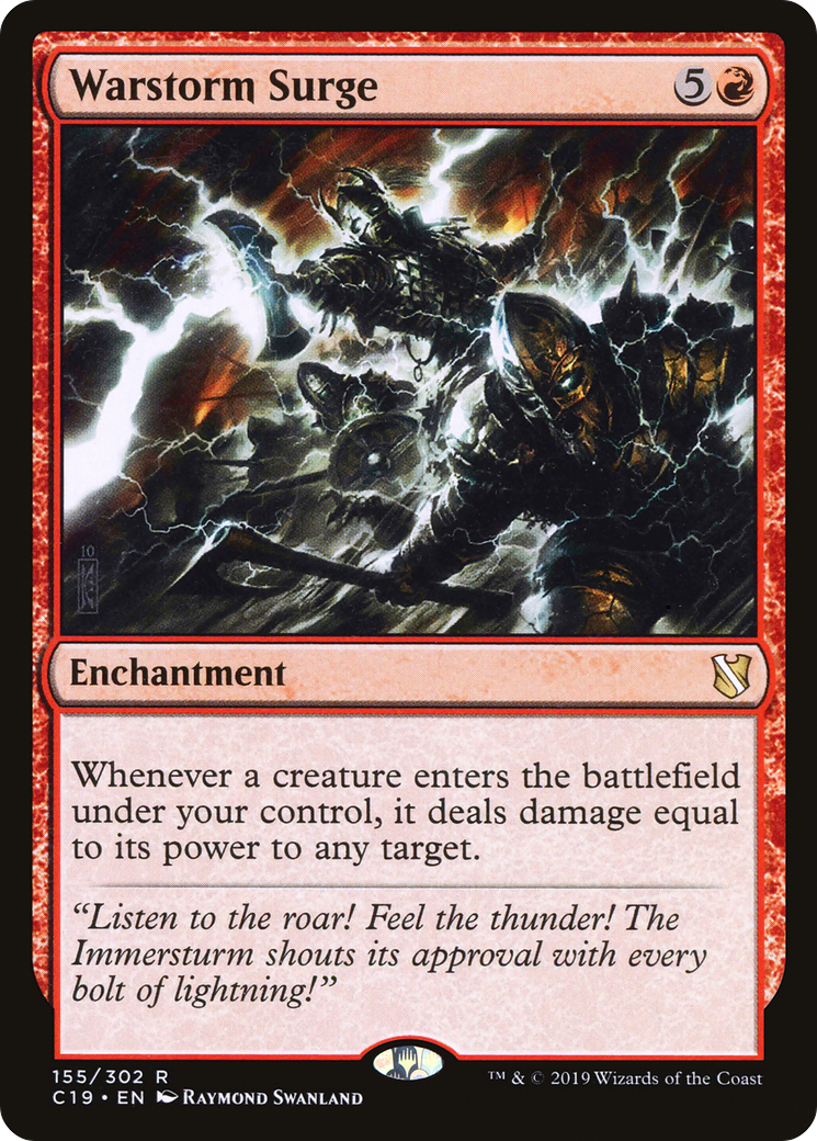 Image of Warstorm Surge (C19-155) - Commander 2019