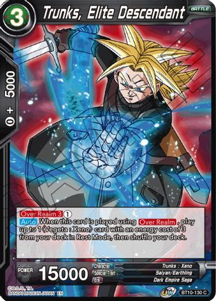 Image of Trunks, Elite Descendant (BT10-130) - Rise of the Unison Warrior