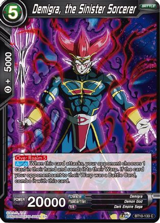 Image of Demigra, the Sinister Sorcerer (BT10-133) - Rise of the Unison Warrior