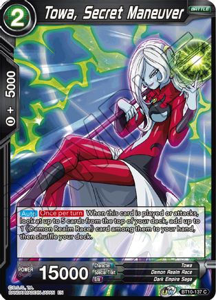 Image of Towa, Secret Maneuver (BT10-137) - Rise of the Unison Warrior