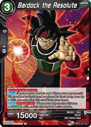 Image of Bardock the Resolute (BT10-127) - Rise of the Unison Warrior