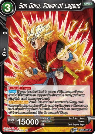 Image of Son Goku, Power of Legend (BT10-128) - Rise of the Unison Warrior