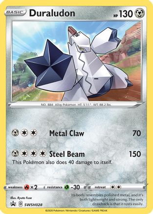 Image of Duraludon SWSH028  - Holofoil SWSH Sword & Shield Promo Cards - Promo
