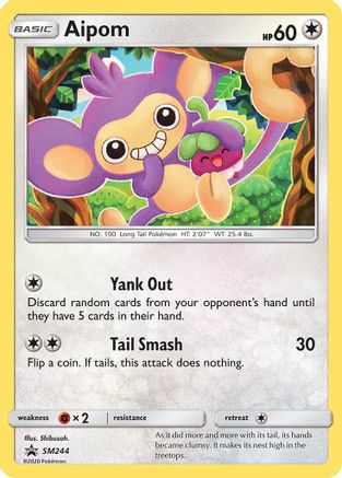 Image of Aipom SM244  SM Promos - Promo