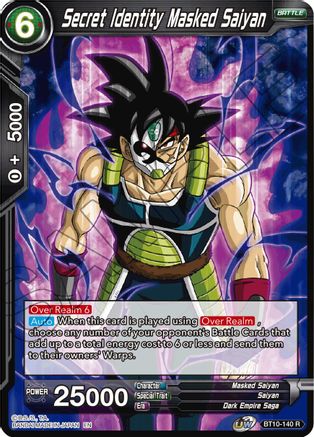 Image of Secret Identity Masked Saiyan (BT10-140) - Rise of the Unison Warrior