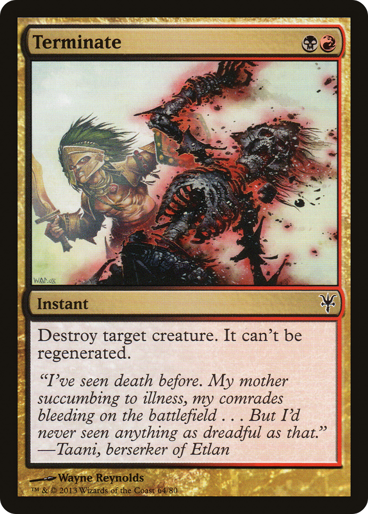 Image of Terminate (DDK-064) - Duel Decks: Sorin vs. Tibalt