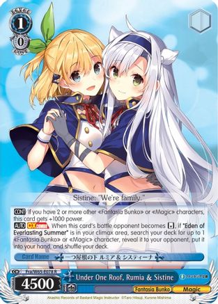 Image of Under One Roof, Rumia & Sistine (Fra/W65-E078 R) - Fujimi Fantasia Bunko
