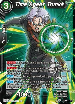 Image of Time Agent Trunks (SD14-04) - Rise of the Unison Warrior