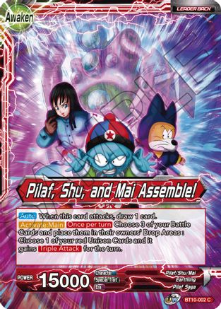 Image of Pilaf // Pilaf, Shu, and Mai Assemble! (BT10-002) - Rise of the Unison Warrior