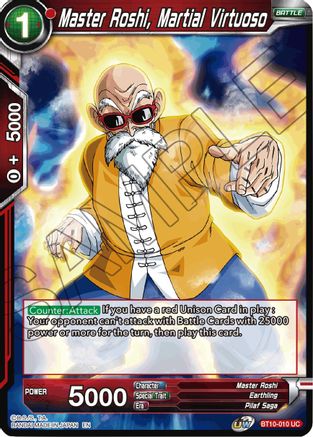 Image of Master Roshi, Martial Virtuoso (BT10-010) - Rise of the Unison Warrior