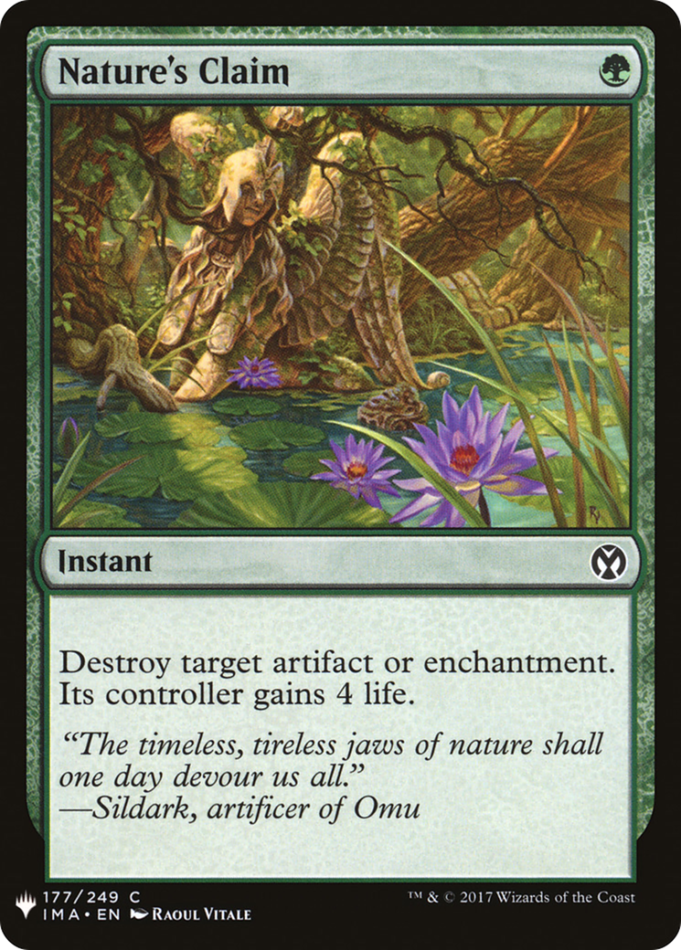 Image of Nature's Claim (LIST-177) - The List