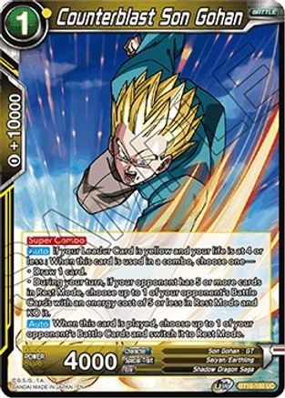 Image of Counterblast Son Gohan (BT10-100) - Rise of the Unison Warrior
