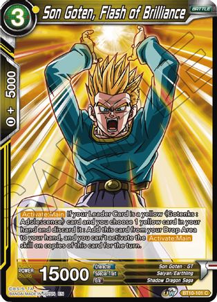 Image of Son Goten, Flash of Brilliance (BT10-101) - Rise of the Unison Warrior