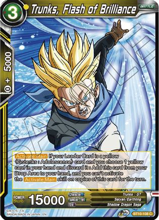 Image of Trunks, Flash of Brilliance (BT10-108) - Rise of the Unison Warrior