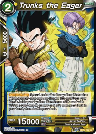 Image of Trunks the Eager (BT10-109) - Rise of the Unison Warrior