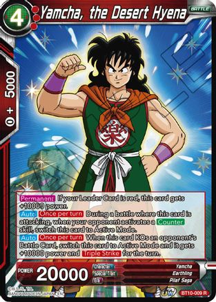 Image of Yamcha, the Desert Hyena (BT10-009) - Rise of the Unison Warrior Foil