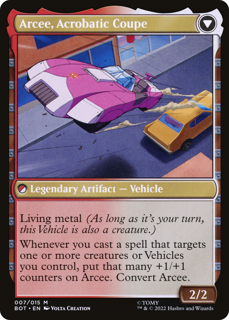 Image of Arcee, Sharpshooter (BOT-007) - Transformers: (convertdfc) Foil