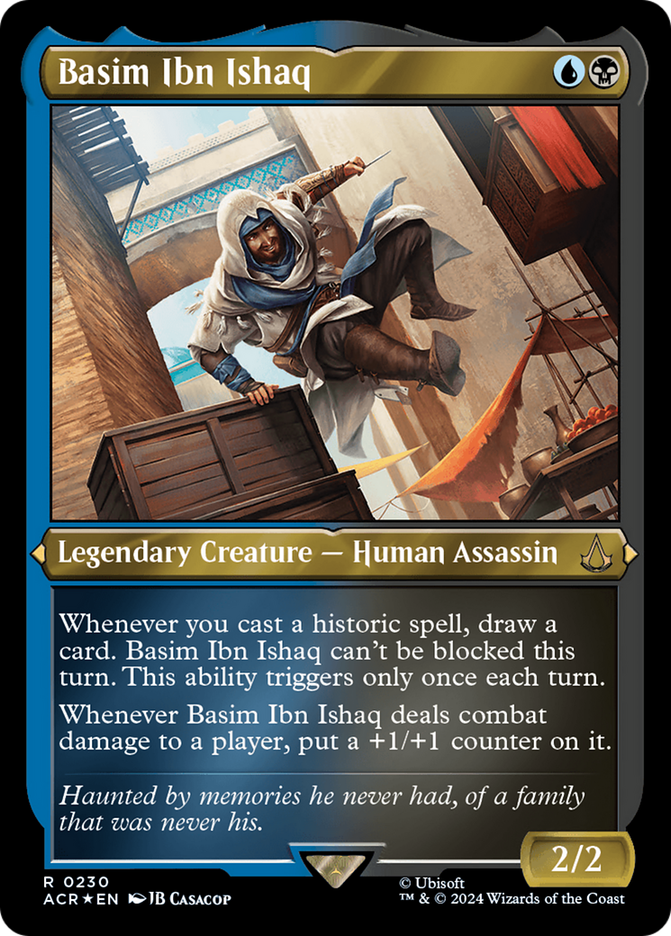 Image of Basim Ibn Ishaq (ACR-230) - Assassin's Creed Etched Foil