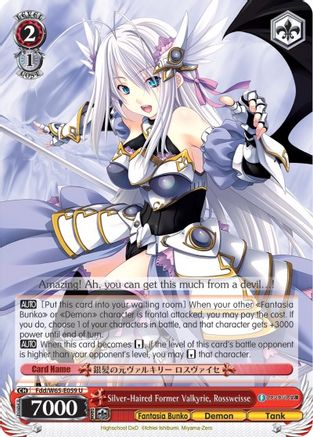 Image of Silver-Haired Former Valkyrie, Rossweisse (Fdd/W65-E059 U) - Fujimi Fantasia Bunko
