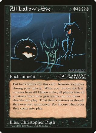Image of All Hallow's Eve (1st Place) (Arena League) (OVER-) - Oversize Cards