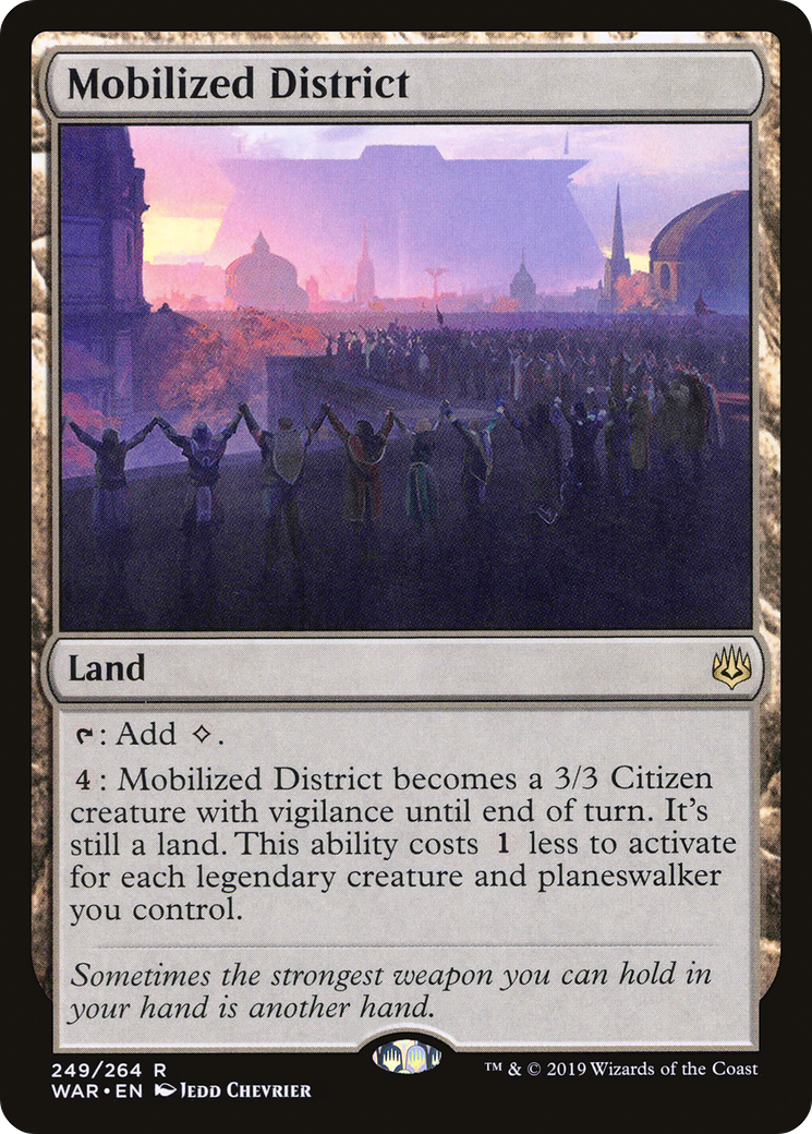 Image of Mobilized District (WAR-249) - War of the Spark Foil