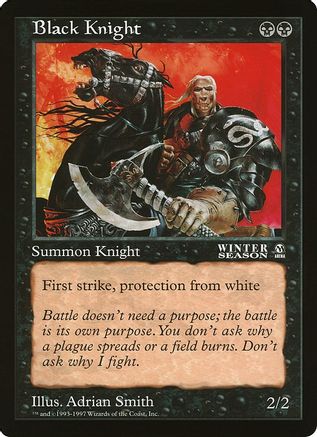 Image of Black Knight (Arena League) (OVER-) - Oversize Cards