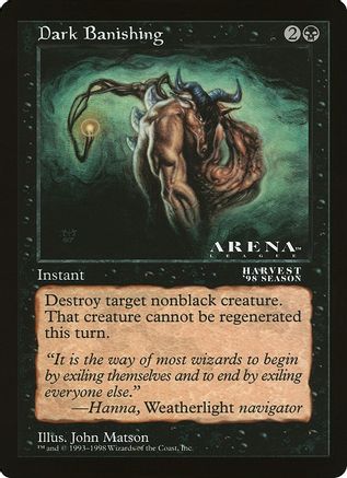 Image of Dark Banishing (Arena League) (OVER-) - Oversize Cards