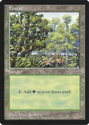 Image of Forest (Arena League) (OVER-) - Oversize Cards Foil