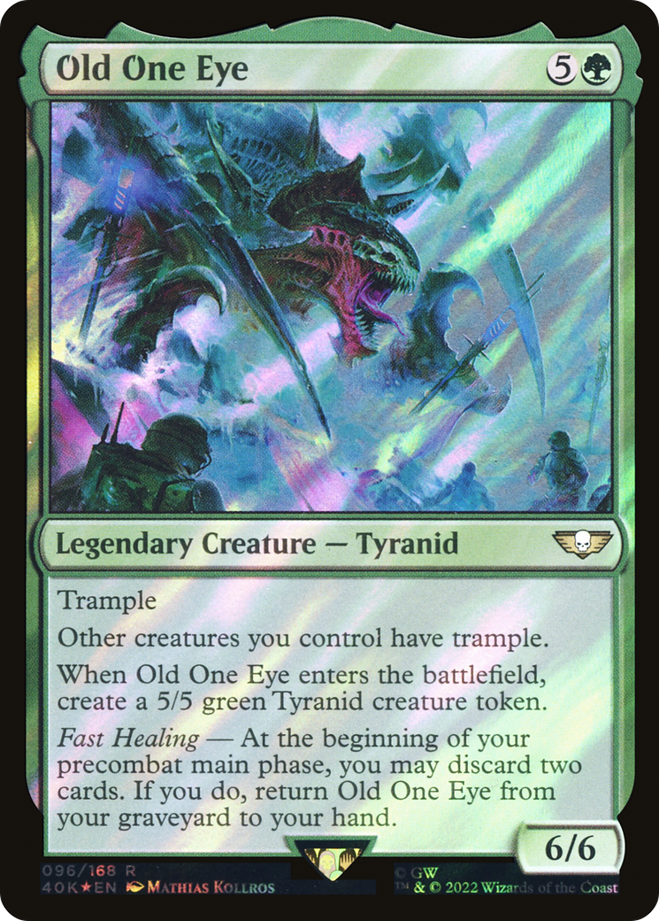 Image of Old One Eye (Surge Foil) (40K-096) - Warhammer 40,000 Commander Foil