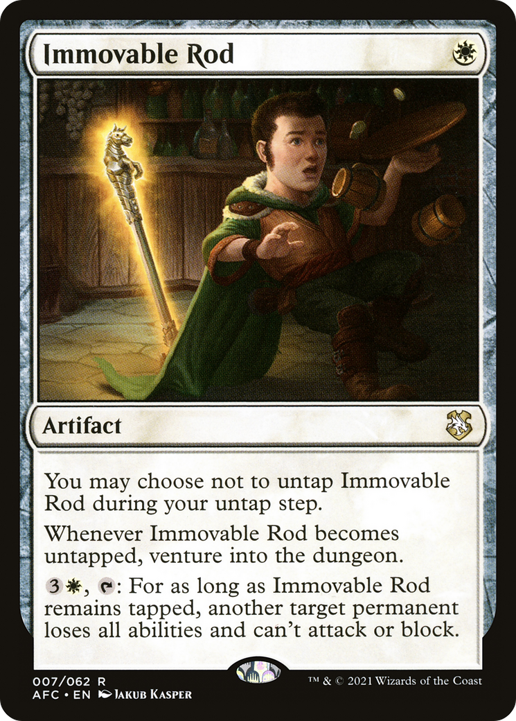 Image of Immovable Rod (AFC-007) - Forgotten Realms Commander