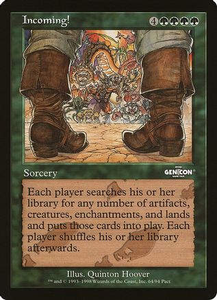 Image of Incoming! (Arena League) (OVER-) - Oversize Cards