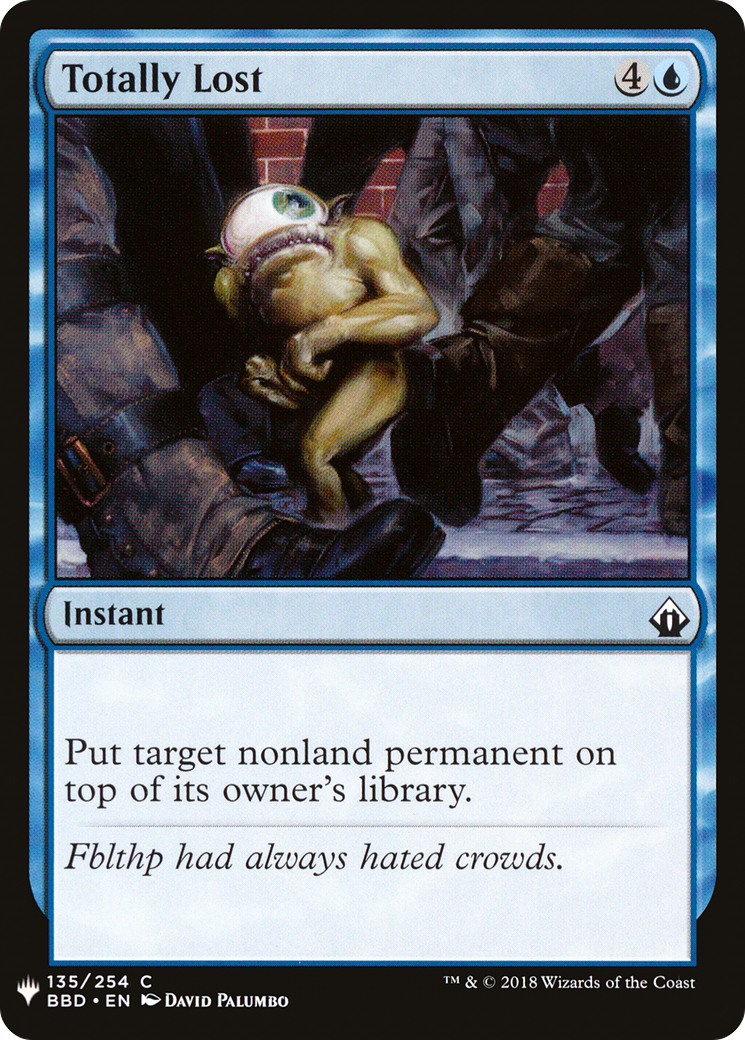 Image of Totally Lost (LIST-135) - The List