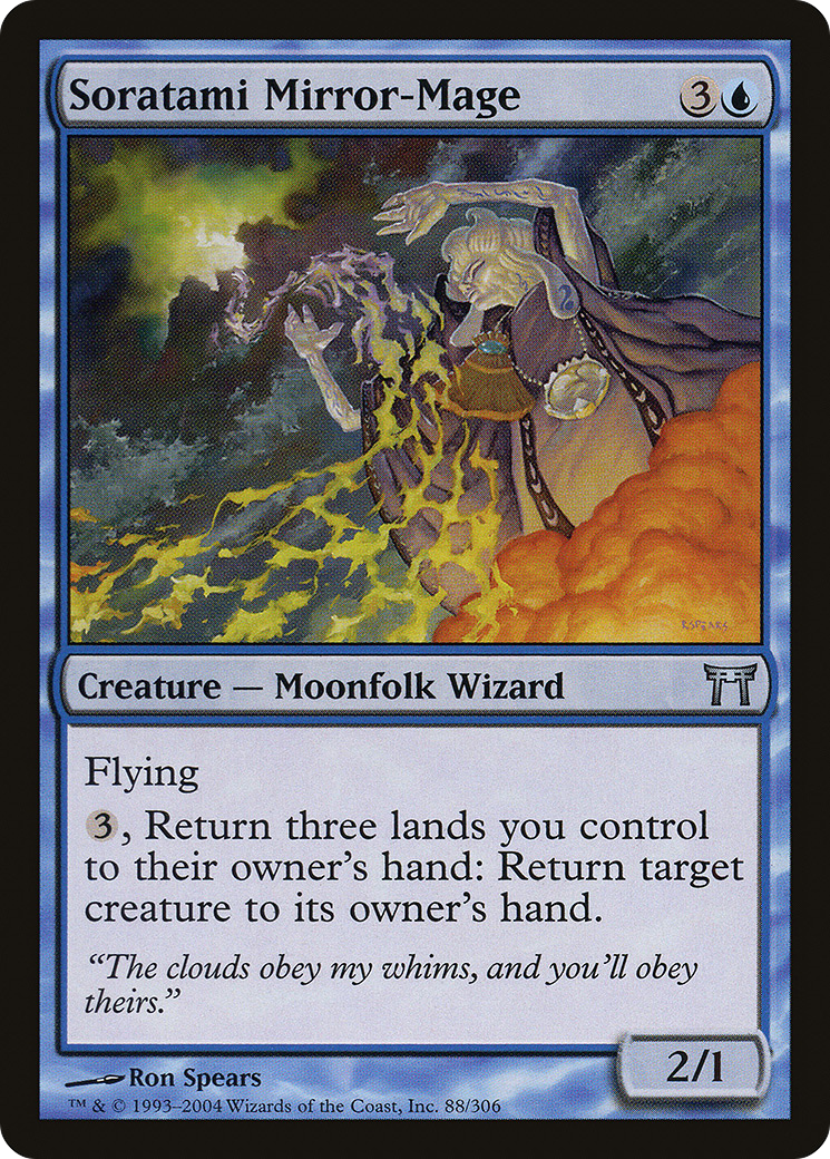 Image of Soratami Mirror-Mage (CHK-088) - Champions of Kamigawa