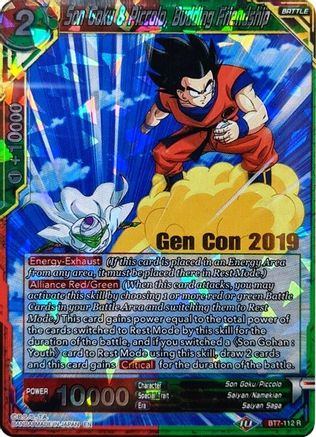 Image of Son Goku & Piccolo, Budding Friendship (Gen Con 2019) (BT7-112_PR) - Promotion Cards Foil