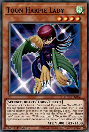 Image of Toon Harpie Lady (TOCH-EN002) - Toon Chaos Unlimited