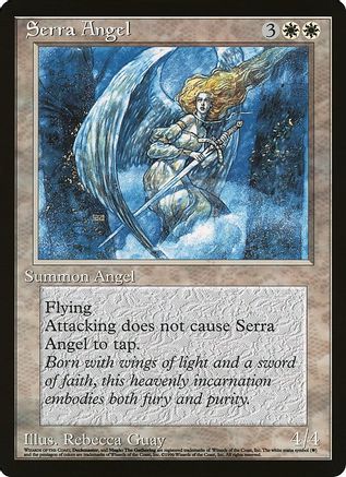 Image of Serra Angel (Comic Insert) (OVER-) - Oversize Cards