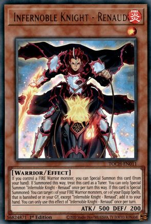 Image of Infernoble Knight - Renaud (TOCH-EN011) - Toon Chaos Unlimited