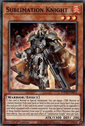 Image of Sublimation Knight (TOCH-EN013) - Toon Chaos Unlimited