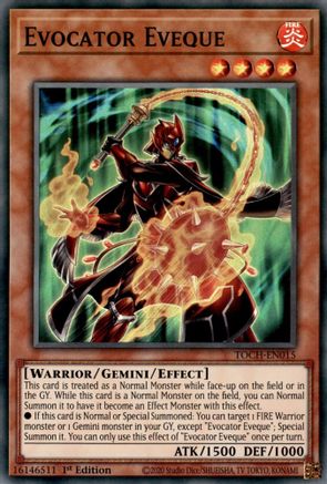 Image of Evocator Eveque (TOCH-EN015) - Toon Chaos Unlimited