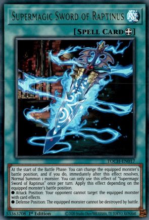 Image of Supermagic Sword of Raptinus (TOCH-EN017) - Toon Chaos Unlimited